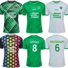 Club Team Soccer as Etienne 21 Dylan Batubinsika Jersey 30 Gautier Larsonneur 27 Ibrahima Sissoko 19 Leo Petrot 22 Victor Lobry Football Shirt Kits Sport 2023 2024