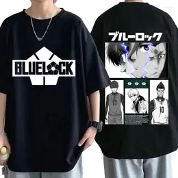 Magliette maschile blu chiusura anime cosplay di moda casual ragazzi sport magliette in stile hip hop collo a collo rotondo manica corta top bianchi neri magliette