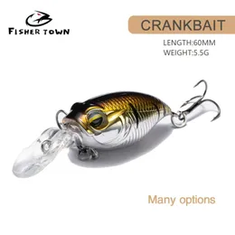 GRIFFON Mini Crankbaits Fishing Lure 60mm/55g Hard Plastic Bait For  Saltwater Fishing, Artificial Trout Crankbait Lures 231023 From Zhao09,  $8.67