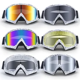 Skidglasögon JSJM Motocross Goggles Glasögon Utomhus Sports Mountain Cycling Ski Goggles Windproof and Dustproakt Goggles unisex 231021