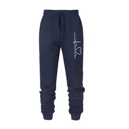 2021 Nyaste kvinnliga modevänner TV -show Letter Print Pants Casual Loose Joggers Sportbyxor (4 klolorer) S4XL L230621