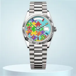 여성 시계 디자이너 시계 고품질 8205 자동 이동 날짜 측정 Montre 36mm 41 mm Sapphire Mirror 패션 직소 다이얼 남성 시계 DHGATES Watch Whit Box