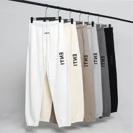 Projektant Pant Fashion Męskie spodnie High-end luksusowe swobodne spodnie dresowe swobodne matcha zielona kawa brązowa luźna sznurowana jogging garnitur Luckh