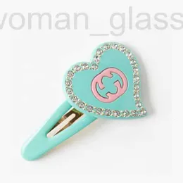 Hair Clips & Barrettes designer Luxury letters brand hair clips barrettes for women girls sweet cute letter blue shining crystal bling diamond pins jewelry ZWRT