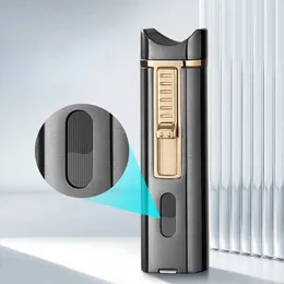 Lighters 2023 NoW luksusowe cygaro lżejsze latarka metal prosta butan butan palenie akcesoria fajne punch męskie prezenty