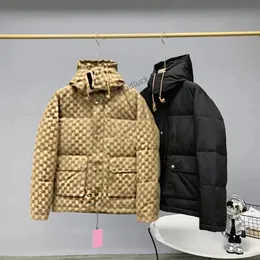 Designer män jacka huva höst vinter ner parkas brev med blixtlås vindbrytare utomhus sport khaki svarta fog rockar utkläder manliga kvinnor puffer jackor