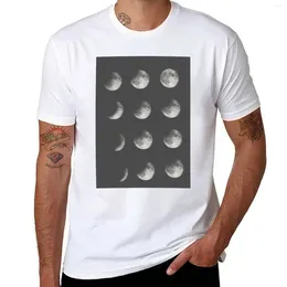 Polos Polos Fases of the Moon T-Shirt Edition T Shirt Custom Shirts Wadze dla mężczyzn