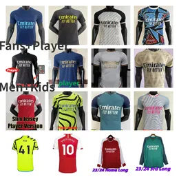 23 24 24 Strzelcy G.jesus piłka nożna 2023 2024 Arsen Thomas Pepe Nketiah Tierney Smith Rowe Zinchenko Odegaard White Saka Vieira Football Shirt Havertz Fan Top Top