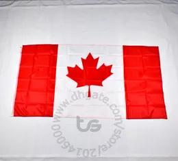 Kanada pokój flagi wiszący baner National 3x5 FT90150CM Wisząca flaga narodowa Kanada Dekoracja domu FLA2273215