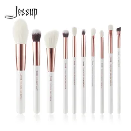 Make-up-Tools Jessup 10-teiliges Make-up-Pinsel-Set Foundation Powder Definer Shader Lidschatten Eyeliner Augenbraue T223 231020