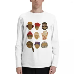 Męskie polo Wes Anderson's Hats Long Rleeve T-shirts Man Ubrania