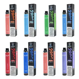 2800 Puff Flex Vape Pen Descartável REPUFF E cigarros 850mAh Bateria 8ml Pods Cartucho Pré-cheio Dispositivo de Vapor Portátil barras 26 cores