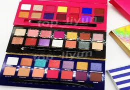 Make-up-Lidschatten 14 Farben Lidschatten-Palette mit Pinsel Riviera Aina Alyssa Lidschatten Shimmer Matte Shiny Beauty Hills Eye s8171134