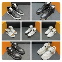 Designers Casual Chaussures Hommes Blanc Noir Baskets Haut Top Chaussures habillées à la mode Sneakers38-45