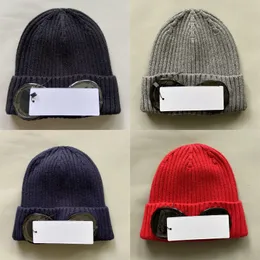 Черная дизайнерская мужская шапка для очков, вязаная шапка, шерстяной капот, роскошная мягкая зимняя шапка-череп, уличная унисекс, ребристая шапка, простая сплошная цветная голова, согревает hj02