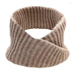 Schals Warm Plüsch Gestrickte Kragen Schal Für Frauen Rollkragen Hals Abdeckung Gefälschte Abnehmbare Winter Winddicht Wrap