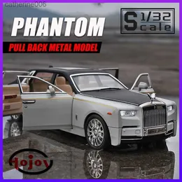 Inne zabawki gorąca skala sprzedaży 1/32 Phantom Cullinan Metal Diecast Alm Acloy Model Toy Cars for Boys Child Kid