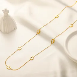 Outono novo design colar romântico estilo requintado jóias colar natal família menina presente colar 18k banhado a ouro para manter o brilho longa corrente