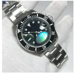 2023 New Black watch SUB men sweeping movement 40mm Automatic machinery watches Glide lock ceramics bezel sapphire glass watches