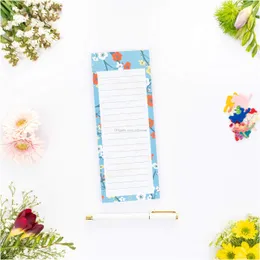 Notes Magnetic Notepads 60 Sheets Per Pad 3.5 X 9 For Fridge Kitchen Shop Grocery Todo List Memo Reminder Note Book Stationery Origami Amqn3