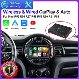 New Car Wireless CarPlay Android Auto For Mini R55 R56 R57 R58 R59 R60 R61 F54 F55 Clubman Countryman Hardtop Cooper John Cooper