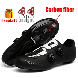 Cykelskor Kolfiber Sole Cycling Shoes Mtb Bike Sneakers Cleat Non-Slip Men's Cyklingskor Cykelskor Spd Road Footwear Speed ​​231023