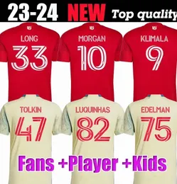 MLS Soccer Jerseys New York Bulls Manoel Amaya Barlow Burke Coronel Casseres Jr. Duncan Fernandez Harper Luquinhas Meara Morgan Nealis Nealis Reyes Soccer Jersey