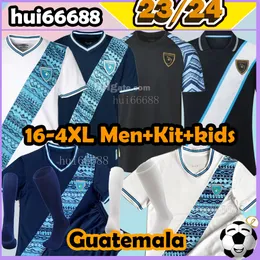 16-4XL 23/24 Guatemala National Team Soccer Jerseys 2023 2024 LOM OSCAR SANTIS ANTONIO LOPEZ RUBIN Home White Away Blue Mens Football Thai version Short Sleeve uniform