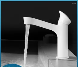Bathroom Sink Faucets Copper Basin Faucet Cabinet Drop-in And Cold White