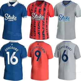 Club Team 2023-24 Soccer 2 James Tarkowski Jerseys 16 Abdoulaye Doucoure 37 Garner 7 Dwight McNeil 8 Amadou Onana 18 Ashley Young Football Shirt Kits Uniform AiFuDun