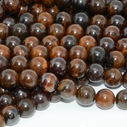 Loose Gemstones Natural Iron Boulder Opal Round Beads 8mm