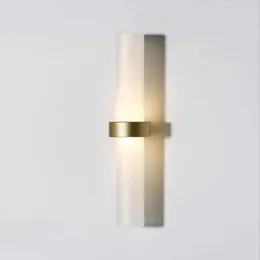 Wandlampen Moderne Kristall-LED-Halterung Licht Wohnheim Zimmer Dekor Wäscherei Leselampe Antike hölzerne Riemenscheiben-Applikation