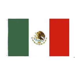 Newmx Mex Mexicanos Mexican Flag of Mexico Whole Direct Factory جاهز لشحن 3x5 FTS 90x150cm LLE83145670542