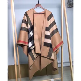 المصمم الفاخر Shaws Shaws Fashion Pashmina Cashmere عالي الجودة Poncho Classic كلا الجانبين متاح