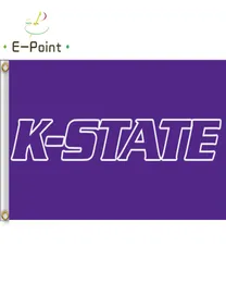 Flag of Kansas State Wildcats Newly polyester Flag 3ft*5ft (150cm*90cm) Flag Banner decoration flying home & garden outdoor gifts4594796