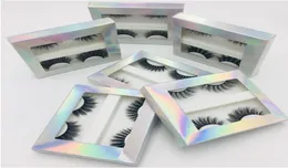 Epacket 2 Pars1 Box of 3D Mink False Eyelash Leden Bushy Lashes mjuka naturliga tjocka falska ögonfransar handgjorda ögonfransar7850711