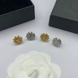 Tasarımcı Gümüş Küpe Stud Luxury Takı Elmas Küpeler Kadın Çember Küpe Saplama Altın Küpe Hediyesi Bijoux De Luxe 2310242d