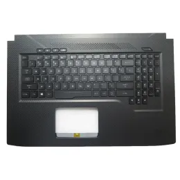 Laptop palmrestkeyboard para asus GL703GS-1A preto retroiluminado sem touchpad eua estados unidos inglês 90nb0gm1-r31us0 v170146ds1