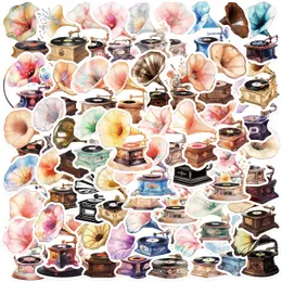 50pcs Cartoon Phonographen Aufkleber Nicht random wasserdichte Vinylaufkleber Laptop Skateboard Motor Wasserflasche Snowboard Wandtattoos Kinder Geschenke