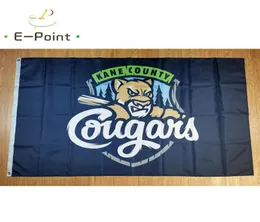 MiLB Kane comté Cougars drapeau 35ft 90cm 150cm Polyester bannière décoration volant maison jardin cadeaux festifs 1162897