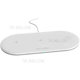 3-in-1-15-W-Hochspannungs-Wireless-Ladegerät für Apple Huawei Xiaomi Samsung – Weiß