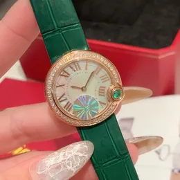 Women Watches Designer Watch Roman Quartz Movement Watch 30 مم من الماس مشاهدة الذهب والفضة الفضية ساعة الفولاذ المقاوم للصدأ مراقبة الحالة الأصلية مشبك جلود