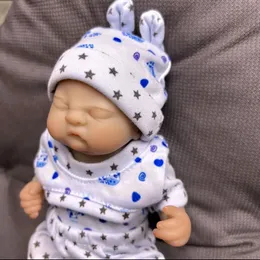 Dolls 6 Reborn Baby Dolls Mini Palm Full Body Vinyl born Baby For Children Gifts Boneca Renascida Brinquedo Bebe Para Criancas 231023