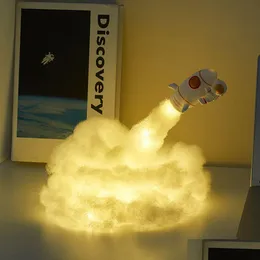 Dekorative Objekte Figuren Moderne kreative Astronauta Statue Niedliche Kawaii Schreibtischzubehör Bücherregale Raumdekoration Kinder S Deskto Dhgei