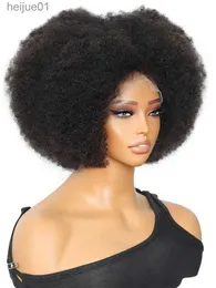 الباروكات الاصطناعية Afro kinky curly bob wig color natural glueless شعر بشرة الإنسان جاهزة لارتداء 250 ٪ كثافة بأسعار معقولة remy hirman231024