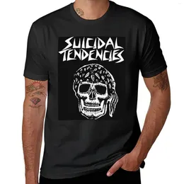Polo da uomo T-shirt Suicidal Tendencies T-shirt personalizzate oversize taglie forti nere per uomo