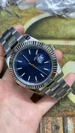 36mm 크기 ST9 Mint Green Dial Date Just Sapphire Glass 2813 자동 Mechainca Watch Mens Watch Watch Watch