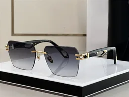 Top Men Fashion Design Sunglasses Weben II 절묘한 k 금 프레임 단순하고 관대 한 스타일 고급 야외 UV400 보호 안경