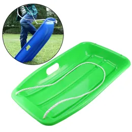 Sledding Snow Sled with Pull Rope Outdoor Winter Sports Tool 65x36x11cm Adults Skiing Grass Skiing Skating Downhill Sledding 231023