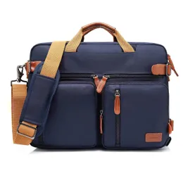 Multifunctional Handbag Fashion Atmosphere Backpack Single Shoulder Oblique Span Three Purpose Men's Bag 231015